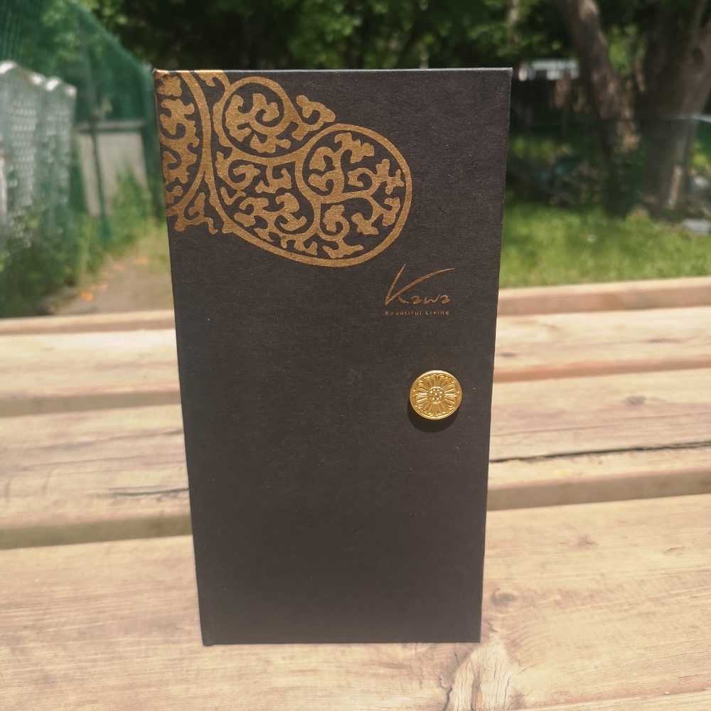 2x Kawa Korean Bookmarks, Made Of Traditional Cloth And Metal Come With The Case